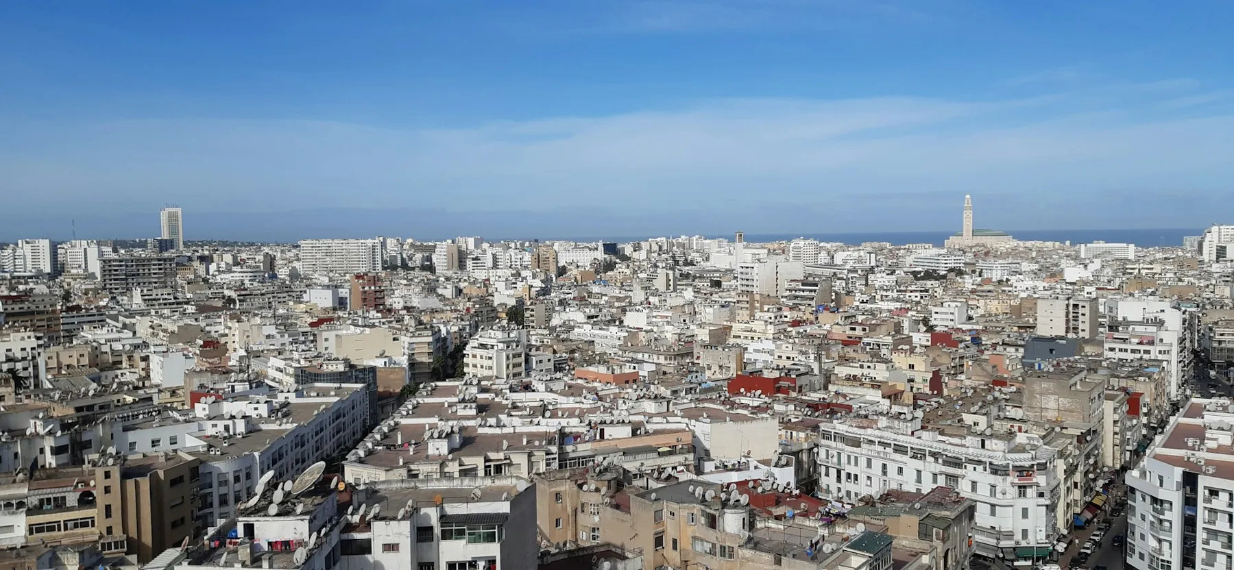 Casablanca seen from above.