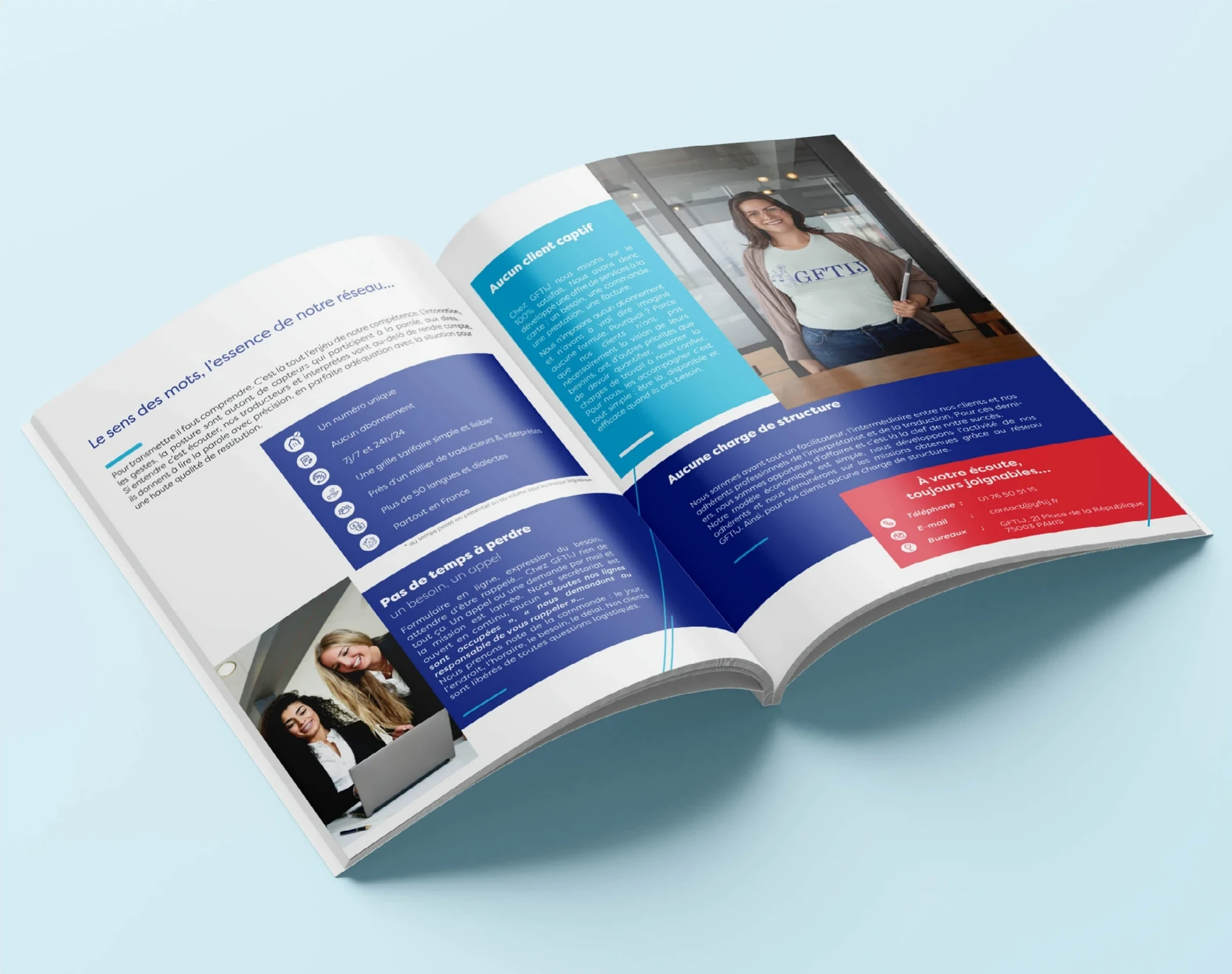 GFTIJ legal translation brochure.